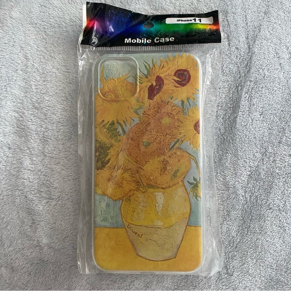♡ ‘Sunflowers’ by Vincent van Gogh iPhone 11 Mobile Case ♡ - Picture 1 of 1